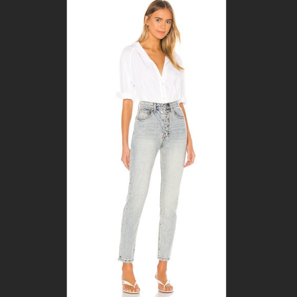 WeWoreWhat The Danielle High Rise Straight - Picture 1 of 4